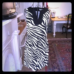 ⭐️SALE⭐️ Michael Kors Zebra Print Sleeveless Dress